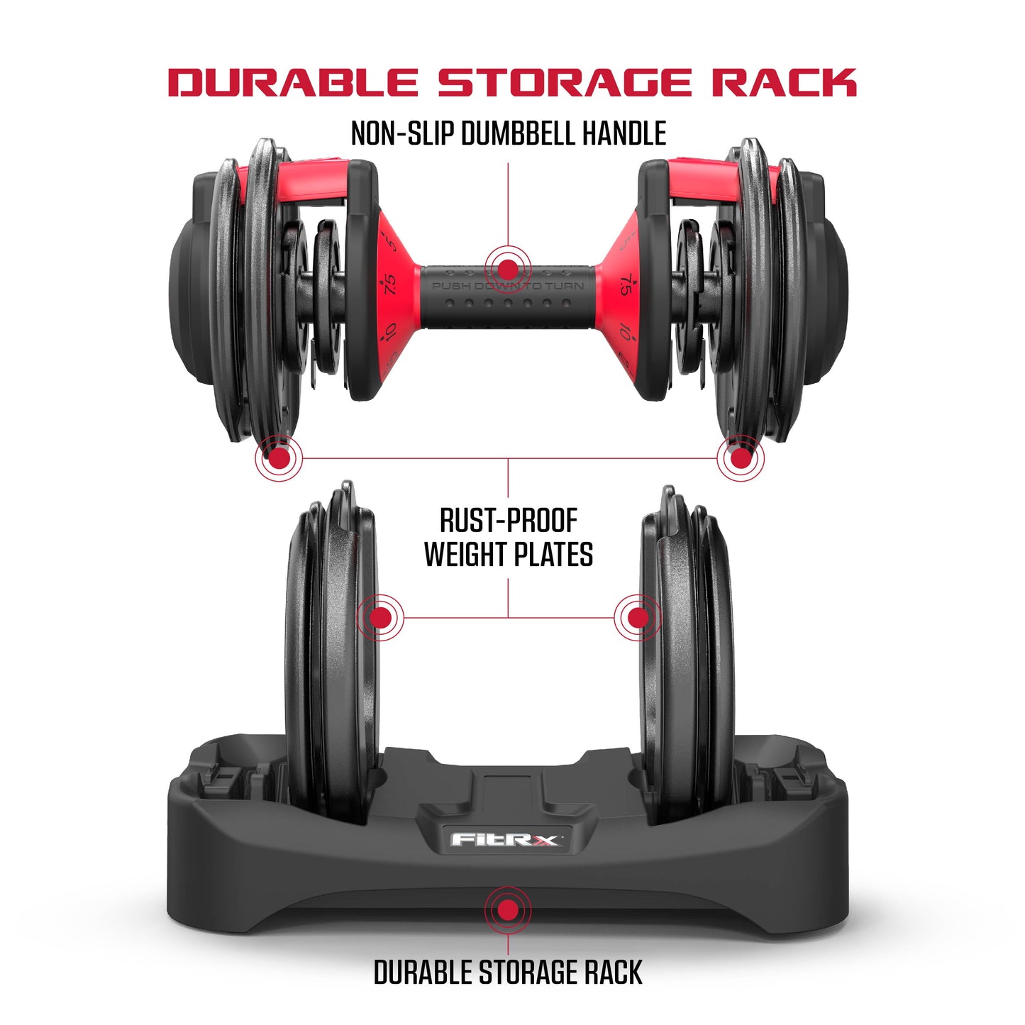 💪 Adjustable 25Lb Smartbell Dumbbell – 9-in-1 Quick-Select Weights