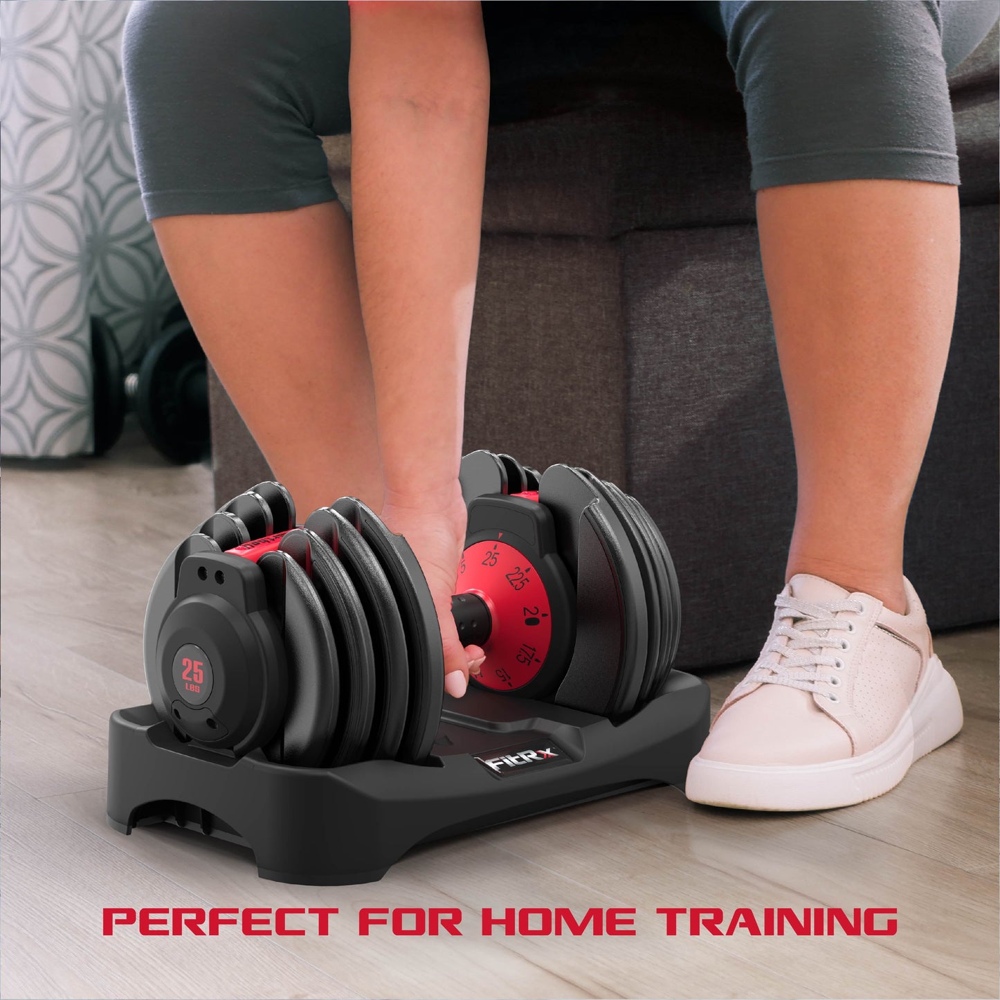 💪 Adjustable 25Lb Smartbell Dumbbell – 9-in-1 Quick-Select Weights