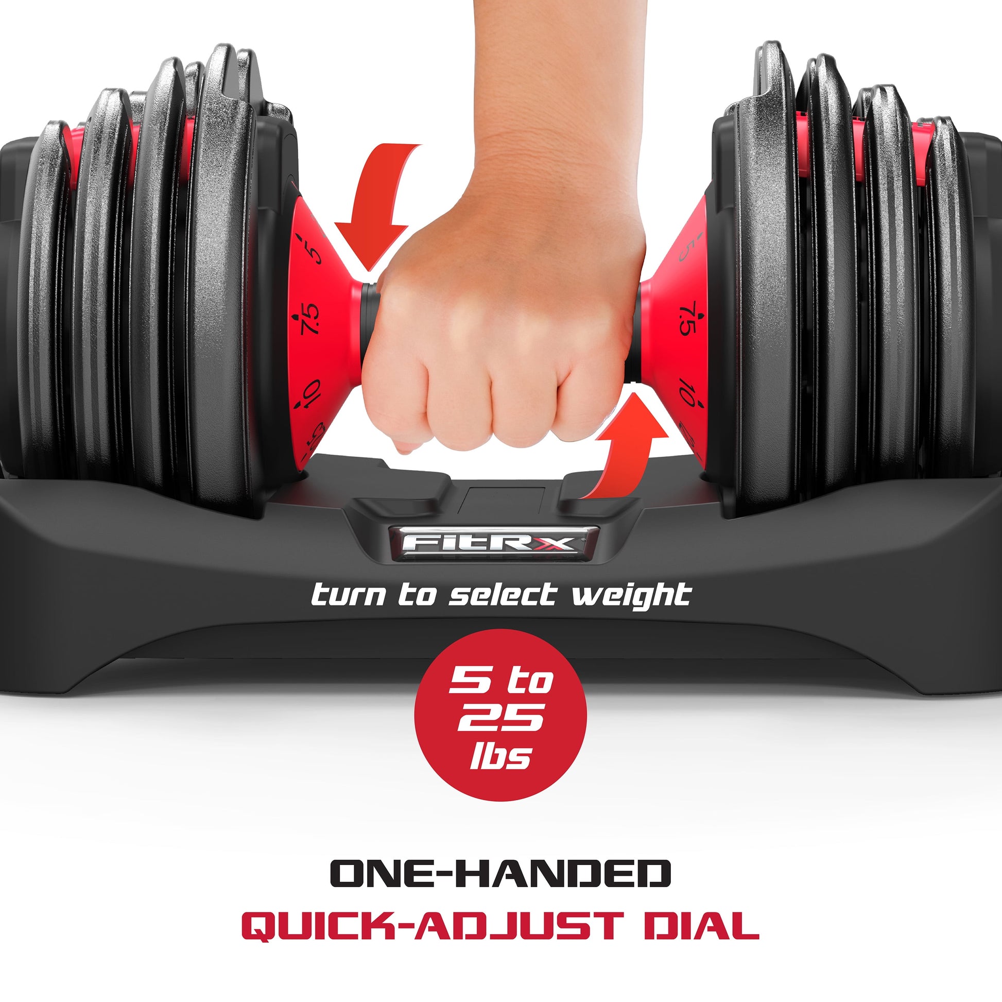 💪 Adjustable 25Lb Smartbell Dumbbell – 9-in-1 Quick-Select Weights