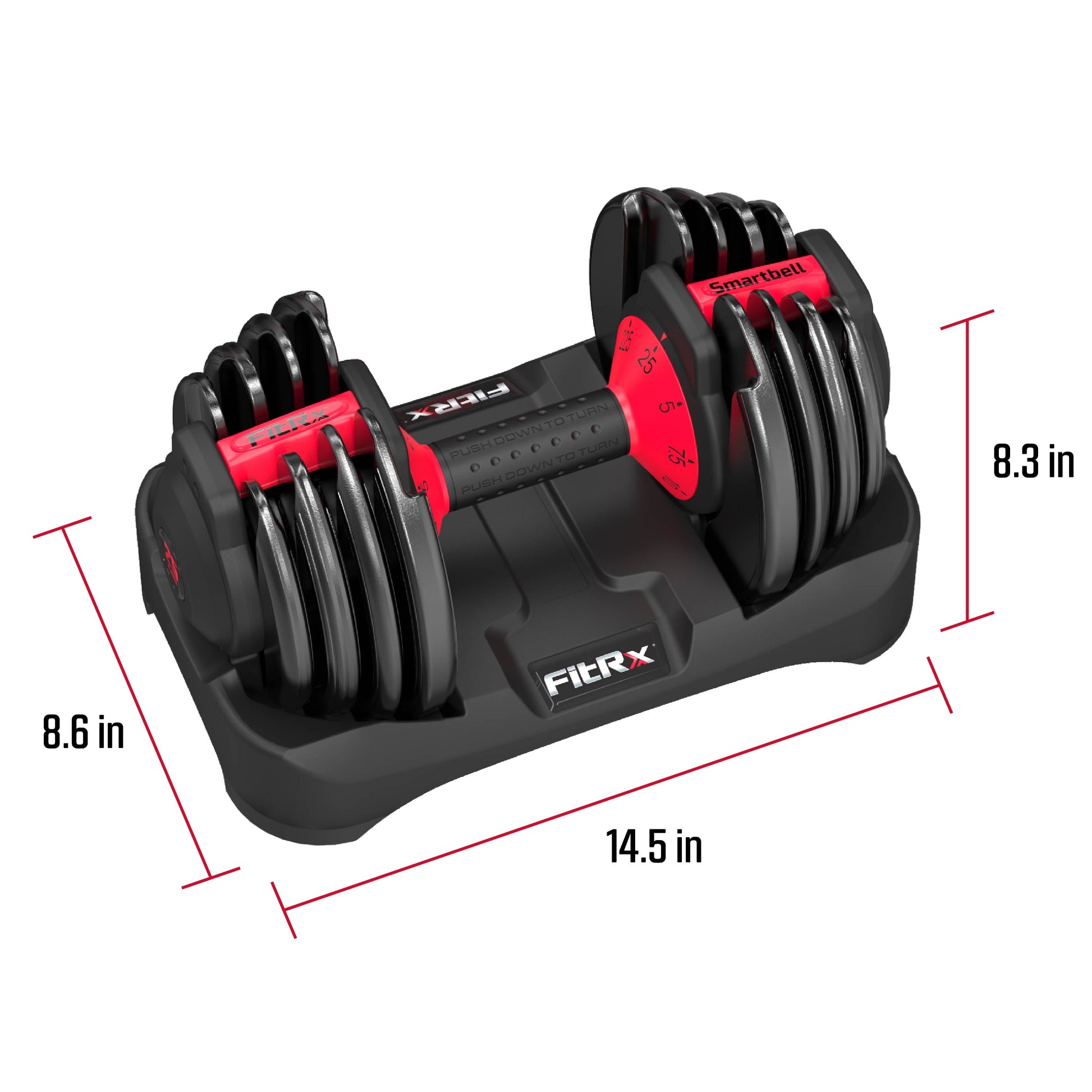 💪 Adjustable 25Lb Smartbell Dumbbell – 9-in-1 Quick-Select Weights