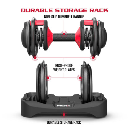 💪 Adjustable 25Lb Smartbell Dumbbell – 9-in-1 Quick-Select Weights
